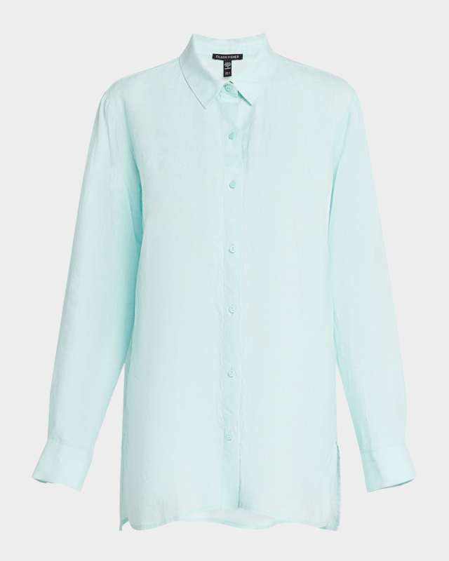 Button-Down Organic Linen Shirt